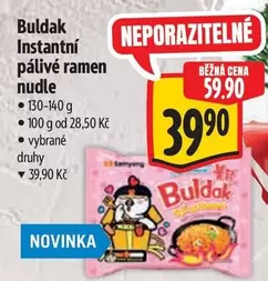 Ramen - Instantní pálivé ramen nudle
