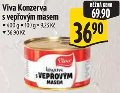 Konzerva s vepřovým masem