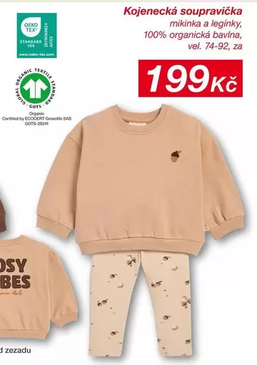 Kojenečka soupravička míkinika a legínky
