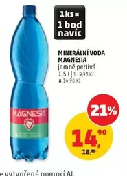 MINERÁLNÍ VODA jemně perlivá