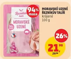 MORAVSKÉ UZENÉ ŘEZNÍKŮV TALÍŘ