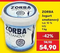 Jogurt smetanový tuk 10 % bílý