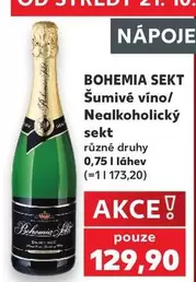 Bohemia - Šumivé víno/Nealkoholický sekt
