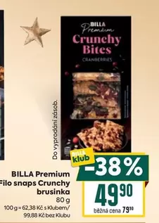 Filo snaps Crunchy brusinka
