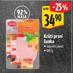 Krůtí prsní šunka