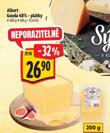 Gouda plátky