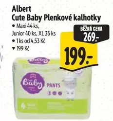 Cute Baby Plenkové kalhotky