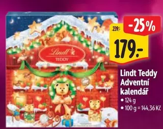 Lindt Teddy Adventní kalendář