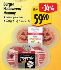 Burger Halloween/ Mummy