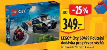 City 60479 Policejní dodávka pro převoz vězňů
