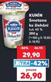 Smetana ke slehání tuk 40 %