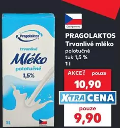 Trvanlivé mléko polotučné tuk 1,5 %