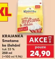 Smetana ke slehání tuk 33 %