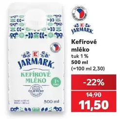 Kefírové mléko tuk 1%