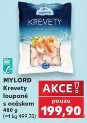 Krevety loupané s ocáskem