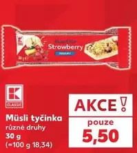 Müsli tyčinka