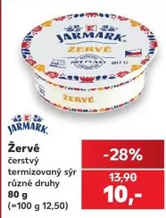 Žervé čerstvý termizovaný sýr
