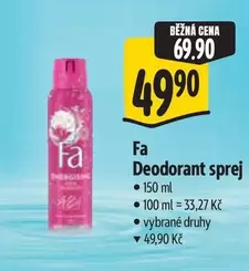 Deodorant sprej