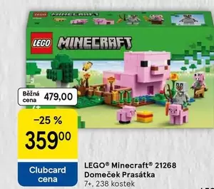 LEGO Minecraft 21268 Domeček Prašátka 7+, 238 kostek