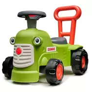 Odstrkovadlo – traktor Claas světle zelený s volantem