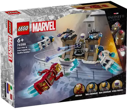 76288 Lego Marvel – Iron Man a Železná legie vs. voják Hydry