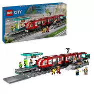 LEGO® City 60423 Tramvaj a zastávka v centru města