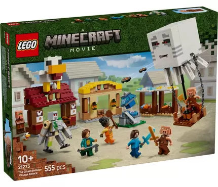 21273 Lego Minecraft – Balón v podobě ďasa a útok na vesnici