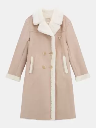 Faux shearling coat