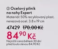 Ocelový pilník na nohy