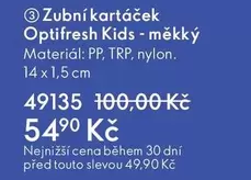 Zubní kartáček Optifresh Kids - měkký