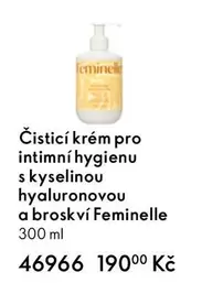 Čisticí krém pro intimní hygienu s kyselinou hyaluronovou a broskví