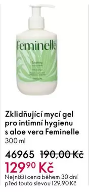 Zklidňující mycí gel pro intimní hygienu s aloe vera
