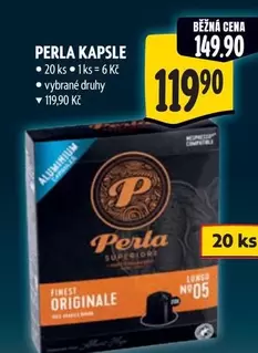 PERLA KAPSL
20 ks
1 ks = 6 K
vybrané druhy