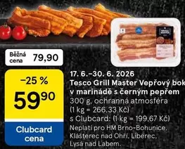 Vepřový bok v marinádě s černým pepřem