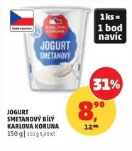 JOGURT SMETANOVÝ BÍLÝ