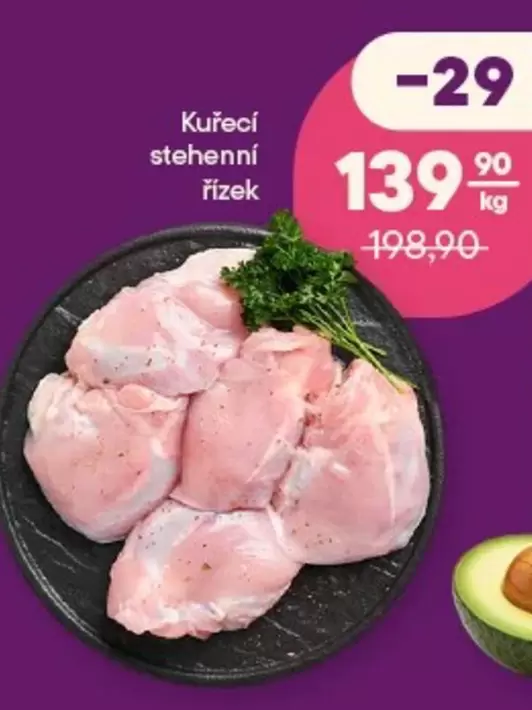 Kuřecí stehenní řízek