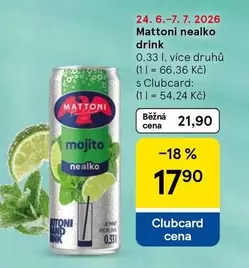 Mattoni nealko drink