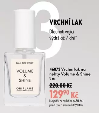 46873 Vrchní lak na nehty Volume & Shine