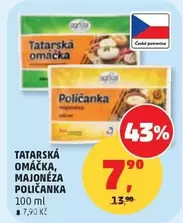 TATARSKÁ OMÁČKA, MAJONÉZA POLIČANKA