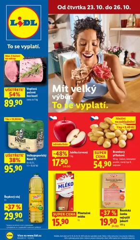 Lidl katalog v Teplice | Top nabídky pro všechny zákazníky | 2025-10-16T00:00:00.000Z - 2025-10-26T00:00:00.000Z