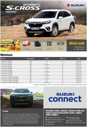 Suzuki katalog v Břeclav | Suzuki S-CROSS | 2025-10-21T00:00:00.000Z - 2025-11-04T00:00:00.000Z
