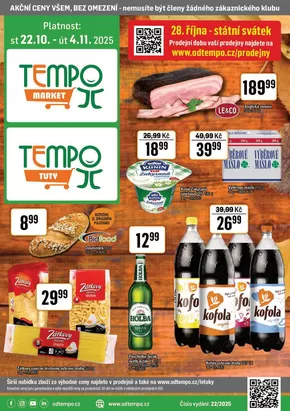 TEMPO katalog v České Budějovice | Leták TUTY 22.10. - 4.11.2025 | 2025-10-22T00:00:00.000Z - 2025-11-04T00:00:00.000Z