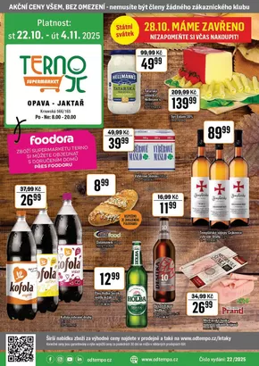 TEMPO katalog v České Budějovice | Leták TERNO 22.10. - 4.11.2025 | 2025-10-22T00:00:00.000Z - 2025-11-04T00:00:00.000Z