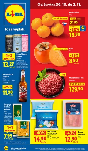 Lidl katalog | Nabídky pro lovce výhodných nákupů | 2025-10-23T00:00:00.000Z - 2025-11-02T00:00:00.000Z