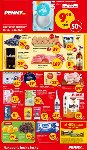 Penny Market katalog v Rokycany | Skvělá nabídka pro lovce výhodných nákupů | 2025-10-28T00:00:00.000Z - 2025-11-11T00:00:00.000Z