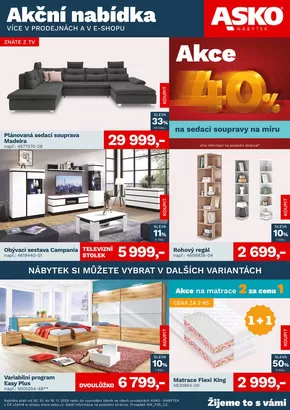 Asko katalog v Brno | ASKO NÁBYTEK - Akční nabídka | 2025-10-30T00:00:00.000Z - 2025-11-19T00:00:00.000Z