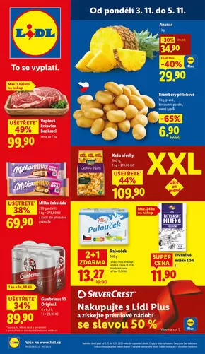 Lidl katalog | Exkluzivní nabídky a výhodné nabídky | 2025-10-30T00:00:00.000Z - 2025-11-09T00:00:00.000Z