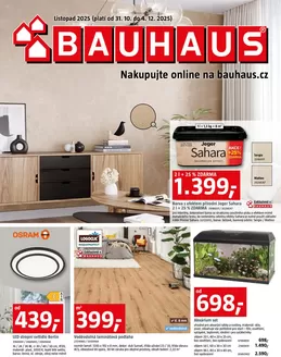 Bauhaus katalog v Brno | Bauhaus leták | 2025-10-31T00:00:00.000Z - 2025-12-04T00:00:00.000Z