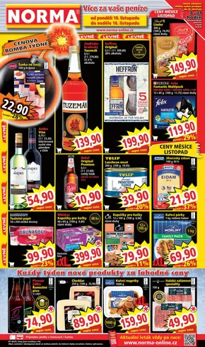 Norma katalog v Jaroměř | Skvělá nabídka pro lovce výhodných nákupů | 2025-11-10T00:00:00.000Z - 2025-11-16T00:00:00.000Z