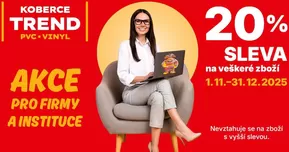 Koberce Trend katalog v Svitavy | 20% sleva na veškeré zboží | 2025-11-03T00:00:00.000Z - 2025-12-31T00:00:00.000Z